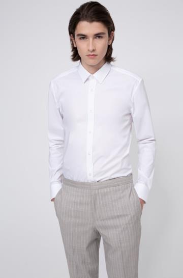 Koszula HUGO Extra Slim Fit Białe Męskie (Pl88104)